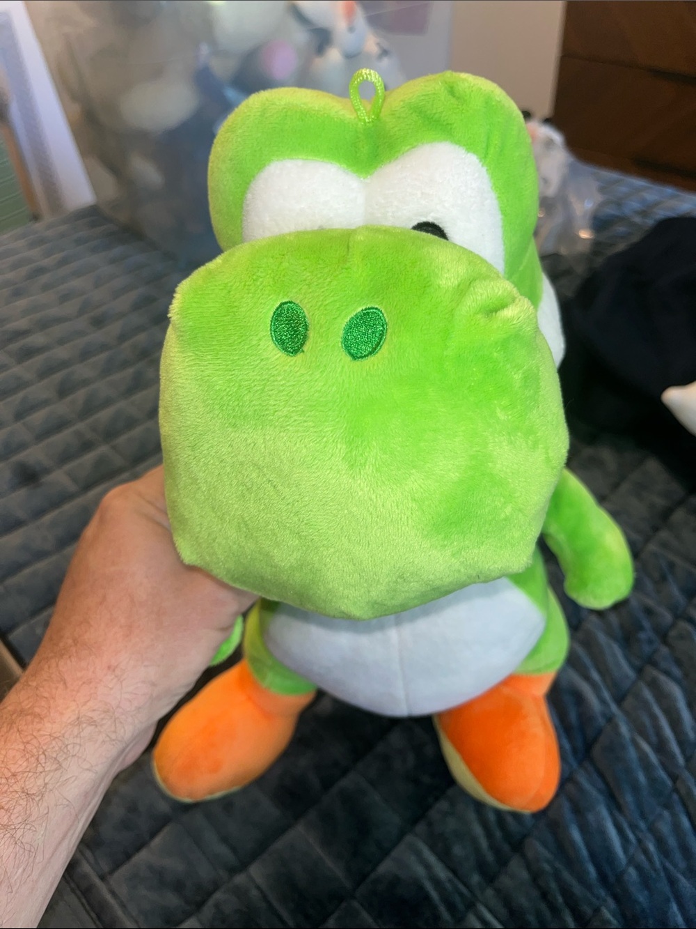 Nintendo Green Yoshi Plush with Orange Feet